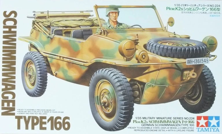 Review Tamiya 1/35 Schwimmwagen Type 166: Kit Sederhana dengan Kualitas Memuaskan
