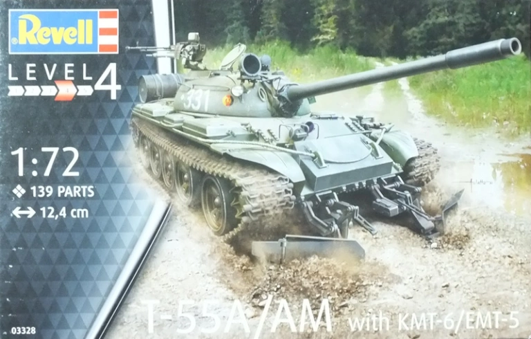 Ulasan Revell 1/72 T-55 – Kit Tank Ikonik dengan Fitur Tambahan Menarik